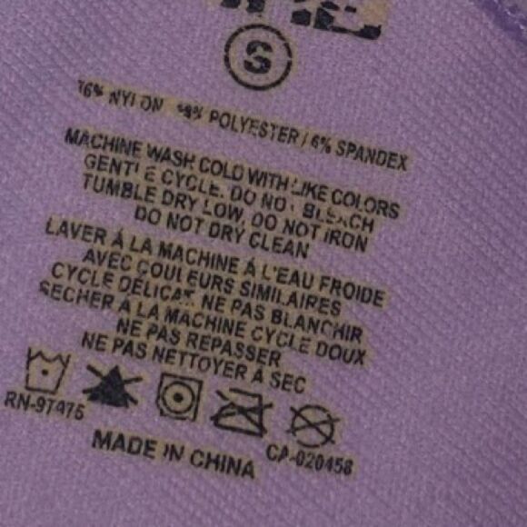 💕5️⃣for25 HIND athletic long sleeve lavender in color size small - Picture 5 of 7